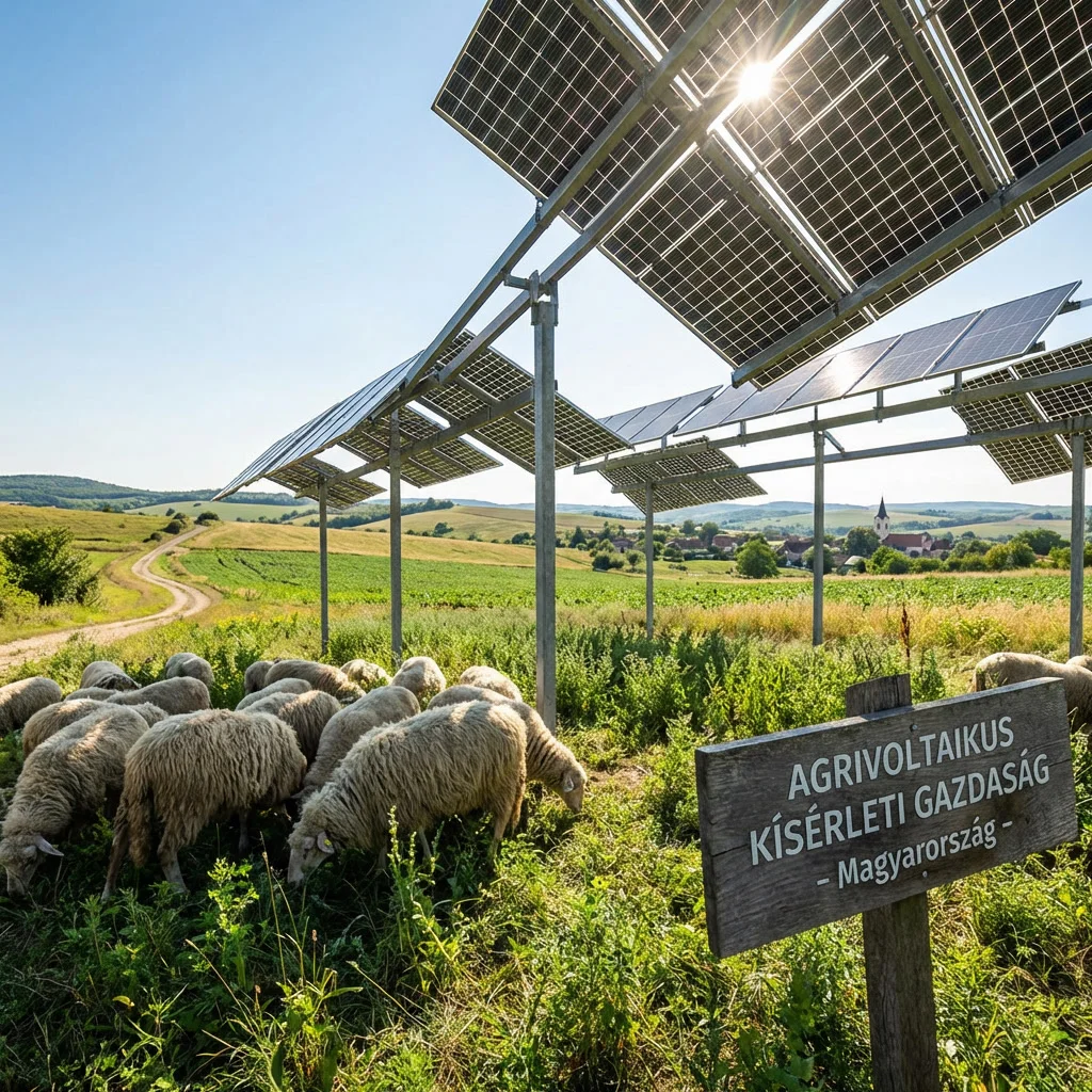 Agrivoltaika – napelem és mezőgazdaság kombinálása