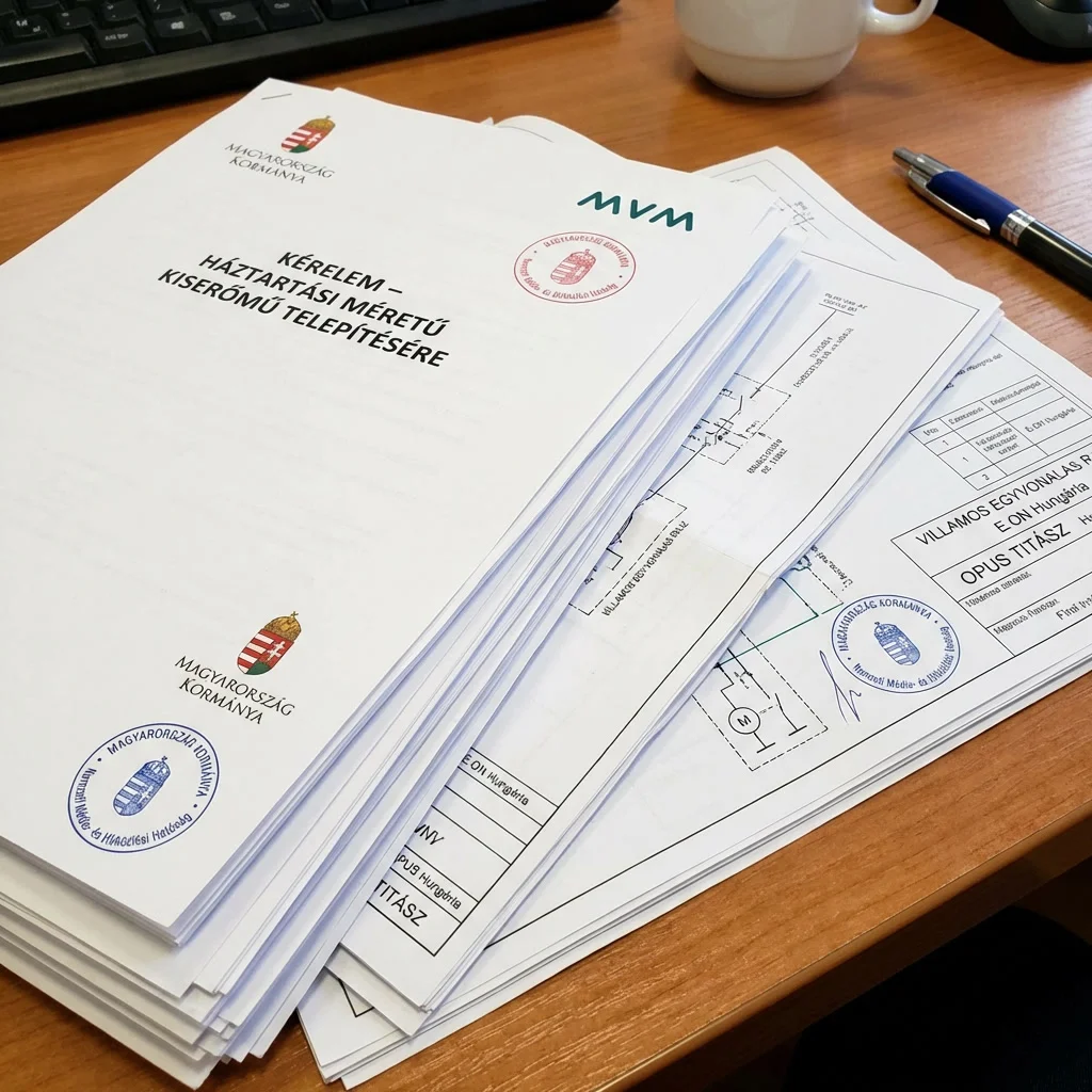 HMKE hálózati csatlakozási kérelem dokumentumok benyújtása