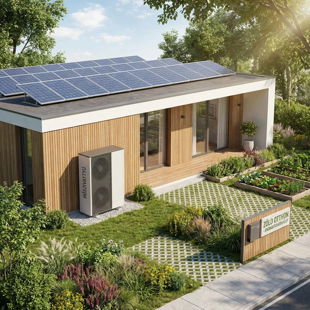 Hőszivattyú és napelem kombináció – ideális energetikai megoldás